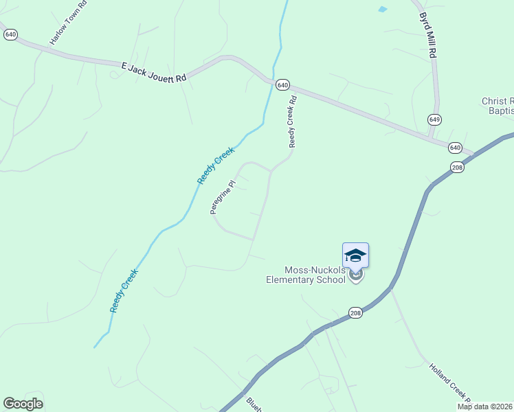 map of restaurants, bars, coffee shops, grocery stores, and more near 377 Reedy Creek Road in Louisa