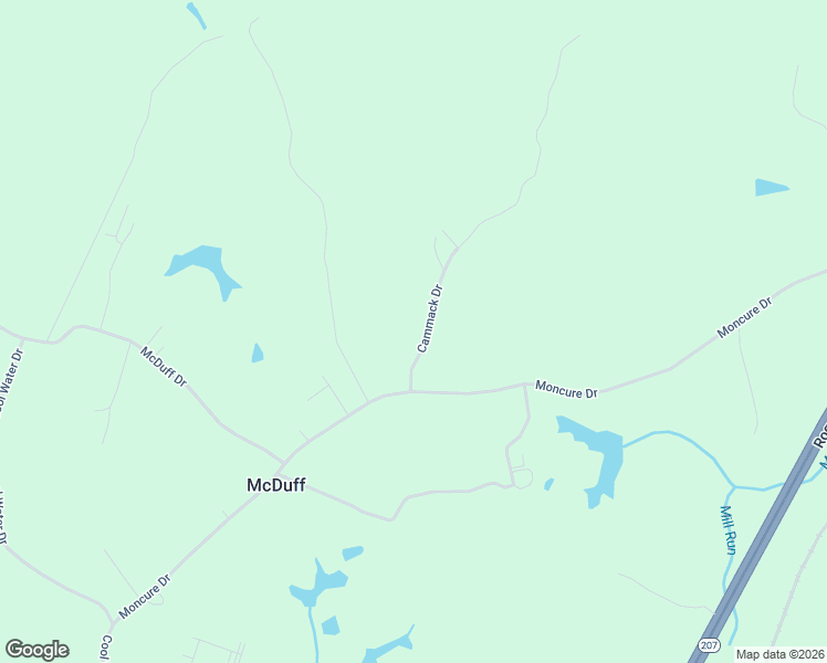 map of restaurants, bars, coffee shops, grocery stores, and more near 22182 Cammack Drive in Ruther Glen