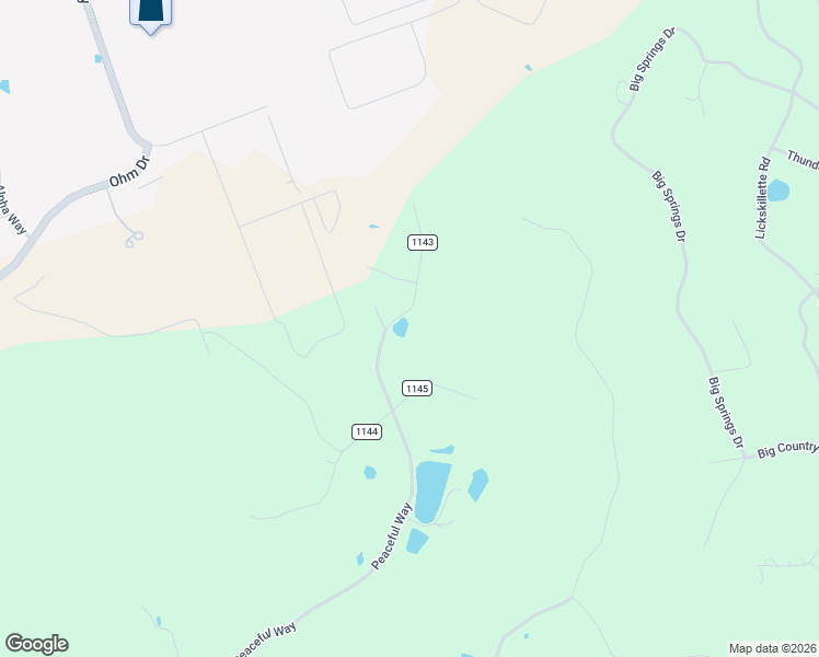 map of restaurants, bars, coffee shops, grocery stores, and more near 1265 Peaceful Way in Shepherdsville