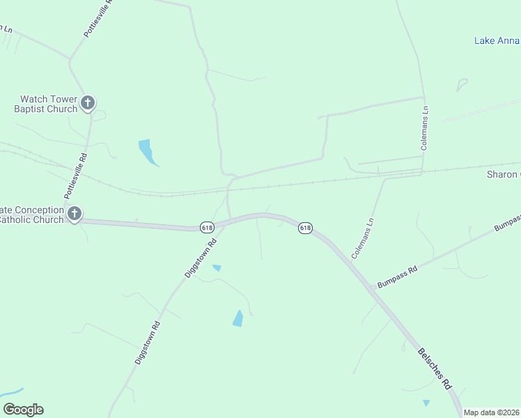 map of restaurants, bars, coffee shops, grocery stores, and more near 472 Fredericks Hall Road in Bumpass