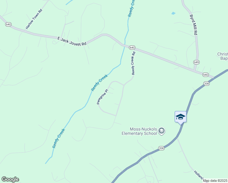 map of restaurants, bars, coffee shops, grocery stores, and more near 165 Peregrine Place in Louisa