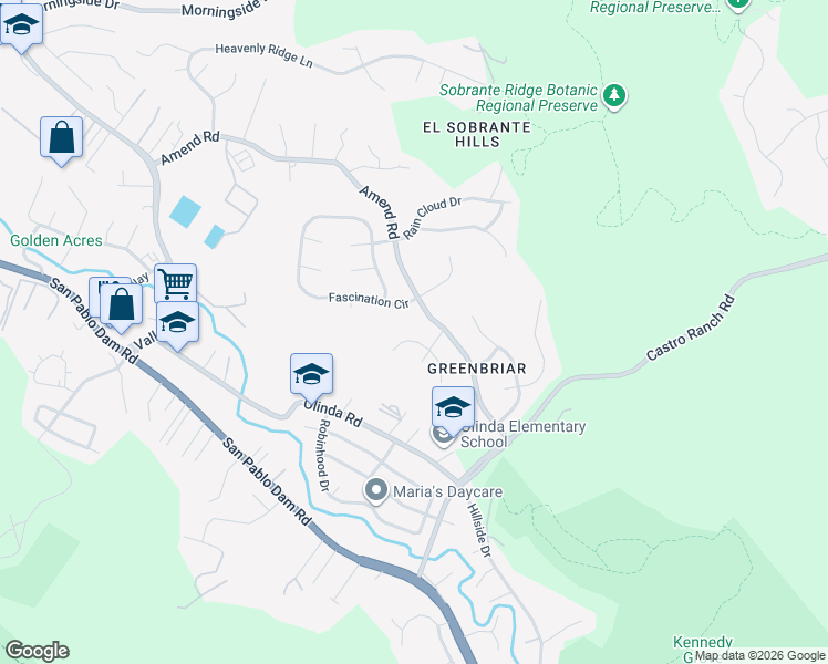 map of restaurants, bars, coffee shops, grocery stores, and more near 5717 Skyview Place in Richmond