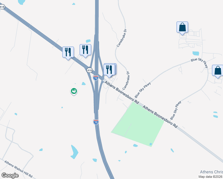 map of restaurants, bars, coffee shops, grocery stores, and more near 5532 Athens Boonesboro Rd in Lexington