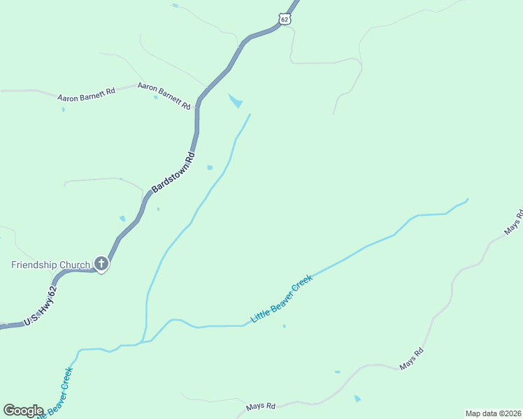 map of restaurants, bars, coffee shops, grocery stores, and more near 3591 Bardstown Road in Lawrenceburg