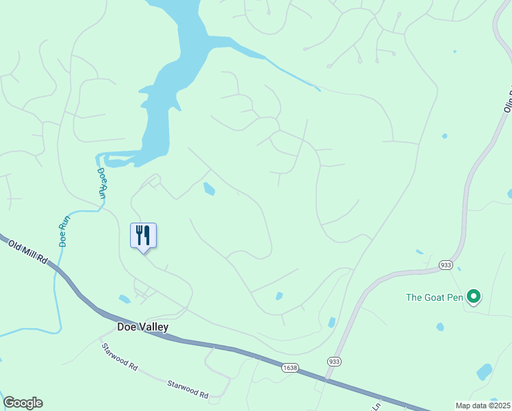 map of restaurants, bars, coffee shops, grocery stores, and more near 391 Piping Rock Road in Brandenburg