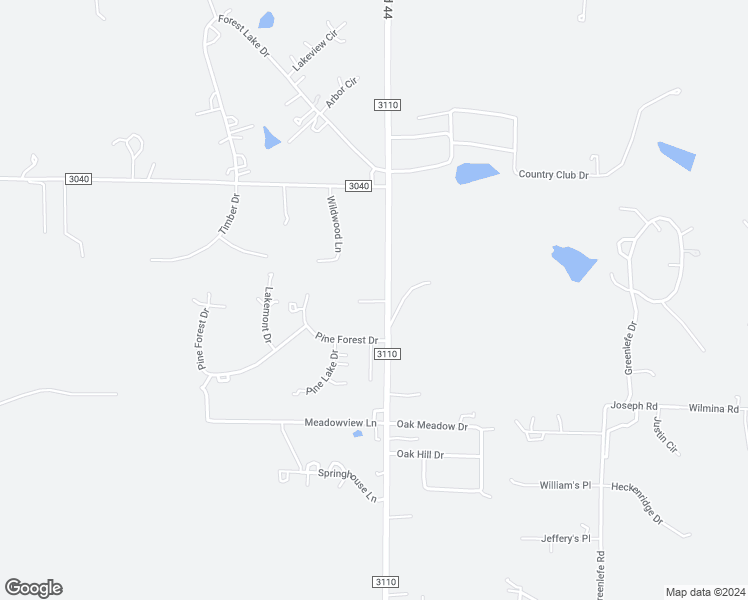 map of restaurants, bars, coffee shops, grocery stores, and more near 11975 Village Circle in Rolla