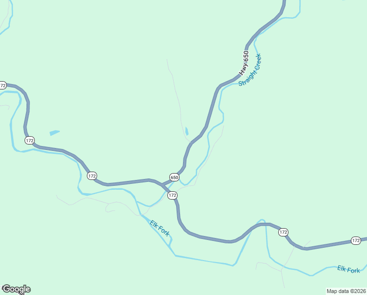 map of restaurants, bars, coffee shops, grocery stores, and more near Highway 650 in Elkfork