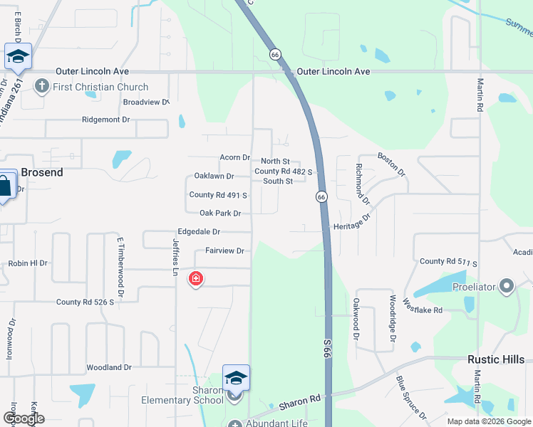 map of restaurants, bars, coffee shops, grocery stores, and more near 7140 Savannah Drive in Newburgh
