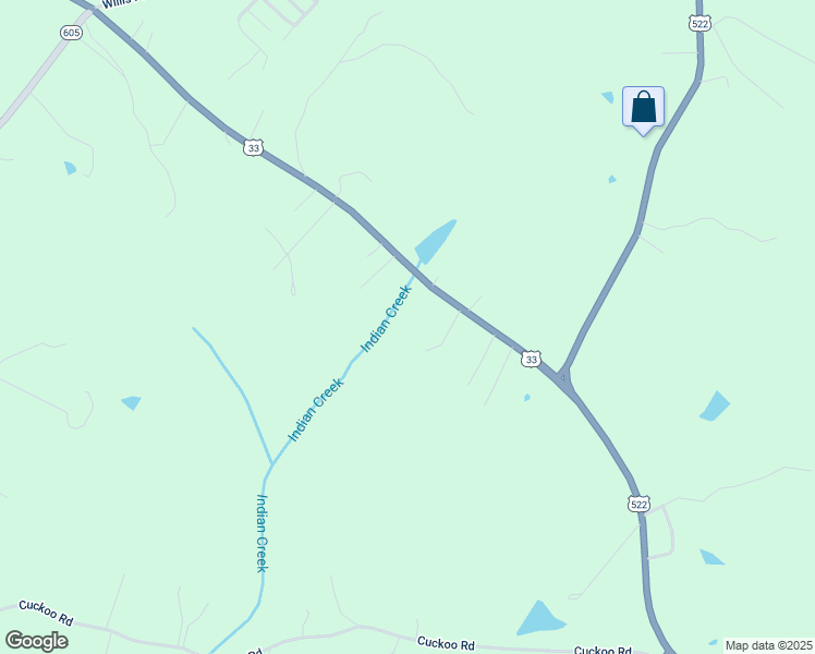 map of restaurants, bars, coffee shops, grocery stores, and more near 5490 Jefferson Highway in Mineral