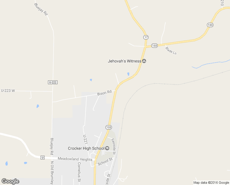 map of restaurants, bars, coffee shops, grocery stores, and more near 624 North Commercial Street in Crocker