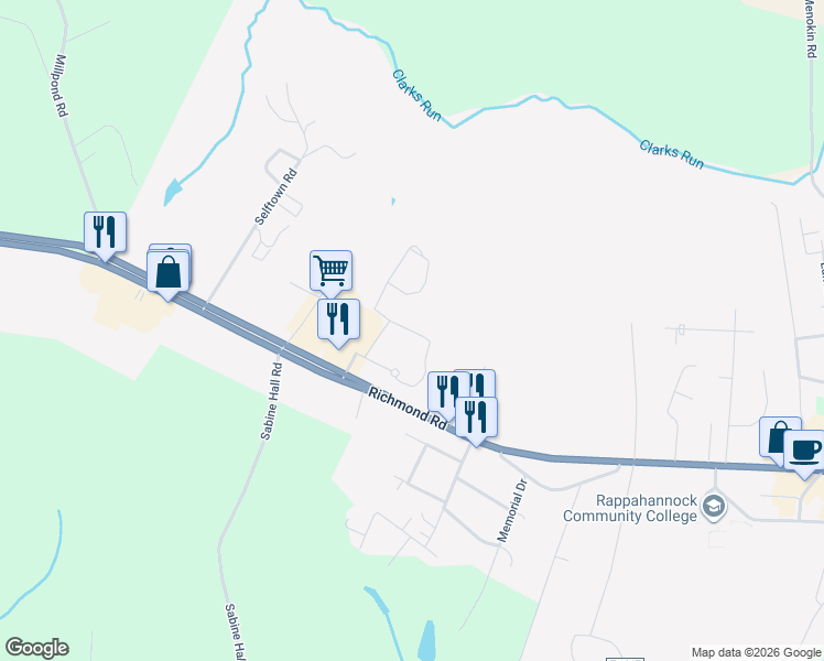 map of restaurants, bars, coffee shops, grocery stores, and more near 127 Delfae Drive in Warsaw