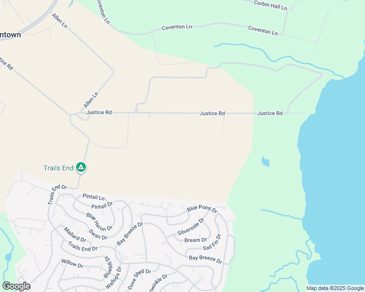 map of restaurants, bars, coffee shops, grocery stores, and more near in Horntown