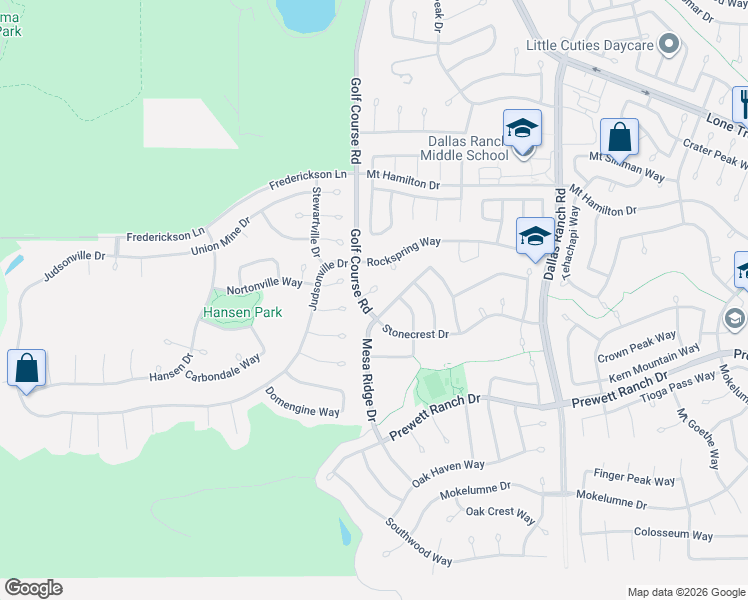 map of restaurants, bars, coffee shops, grocery stores, and more near 1024 Sandstone Court in Antioch
