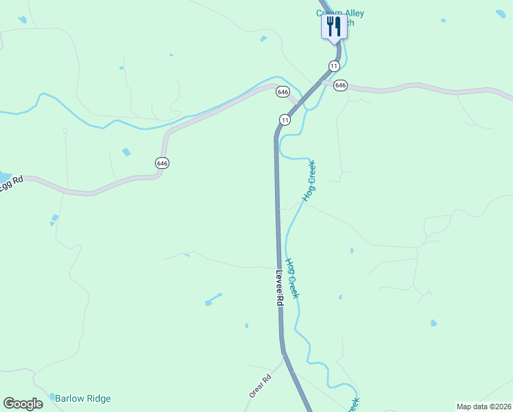 map of restaurants, bars, coffee shops, grocery stores, and more near 6835 Levee Road in Jeffersonville