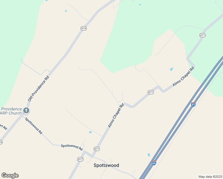 map of restaurants, bars, coffee shops, grocery stores, and more near 1167 Almo Chapel Road in Steeles Tavern