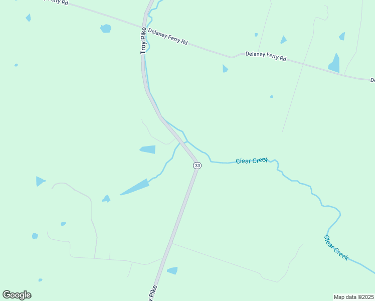 map of restaurants, bars, coffee shops, grocery stores, and more near Kentucky 33 in Versailles