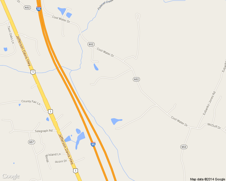 map of restaurants, bars, coffee shops, grocery stores, and more near 21764 Cool Water Drive in Ruther Glen