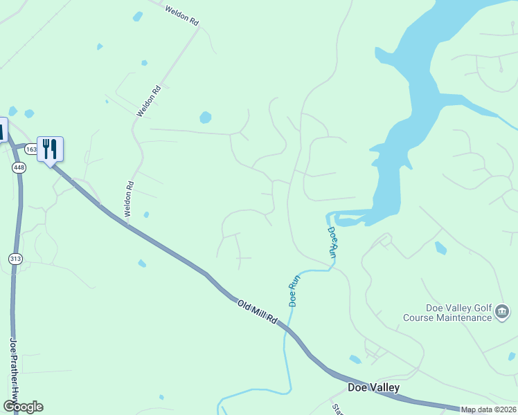 map of restaurants, bars, coffee shops, grocery stores, and more near 132-212 Bobwhite Road in Brandenburg