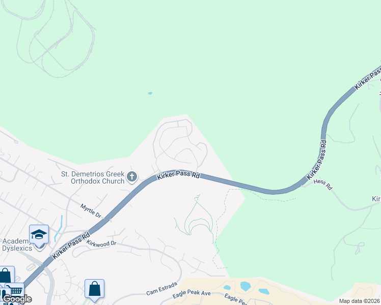 map of restaurants, bars, coffee shops, grocery stores, and more near 5217 Clearbrook Drive in Concord