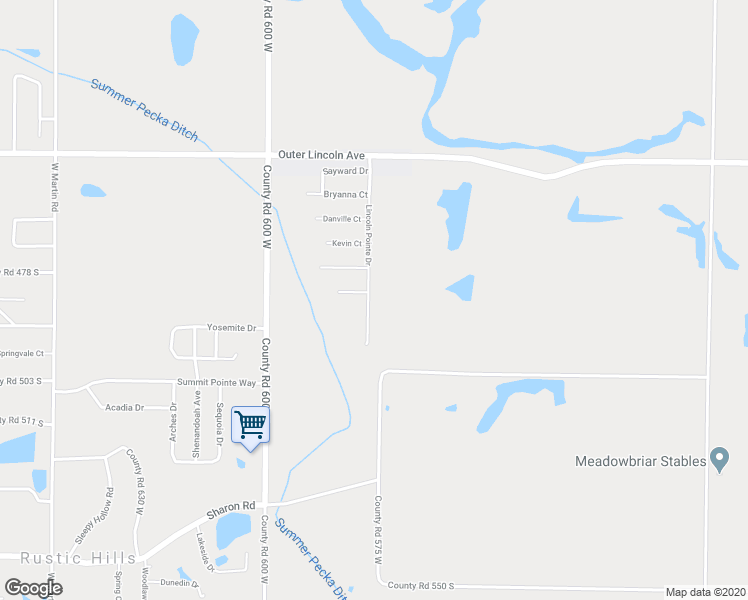 map of restaurants, bars, coffee shops, grocery stores, and more near 4822 Lincoln Pointe Drive in Newburgh