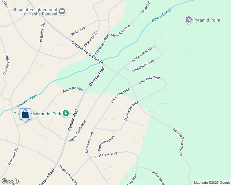 map of restaurants, bars, coffee shops, grocery stores, and more near 1656 Willow Creek Way in Crestone