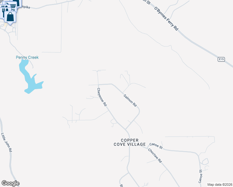 map of restaurants, bars, coffee shops, grocery stores, and more near 3089 Salmon Road in Copperopolis