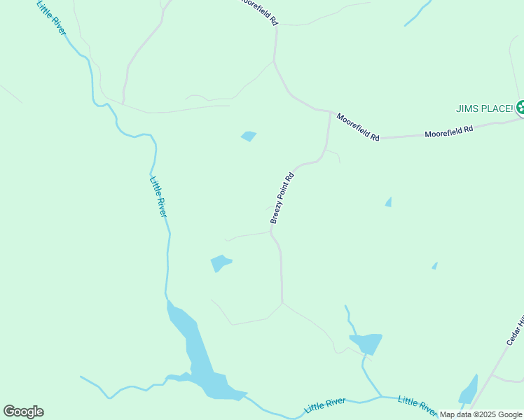 map of restaurants, bars, coffee shops, grocery stores, and more near 410 Breezy Point Rd in Mineral