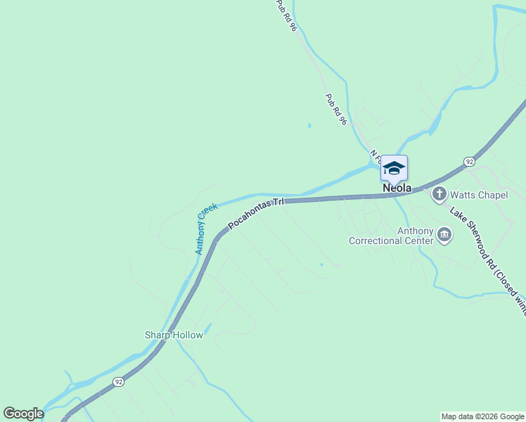map of restaurants, bars, coffee shops, grocery stores, and more near 14939 West Virginia 92 in Greenbrier County