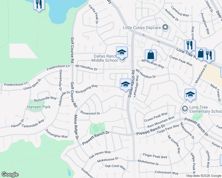 map of restaurants, bars, coffee shops, grocery stores, and more near 5056 Glenhollow Way in Antioch