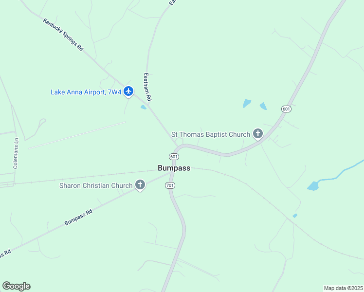 map of restaurants, bars, coffee shops, grocery stores, and more near Bumpass Road in Bumpass