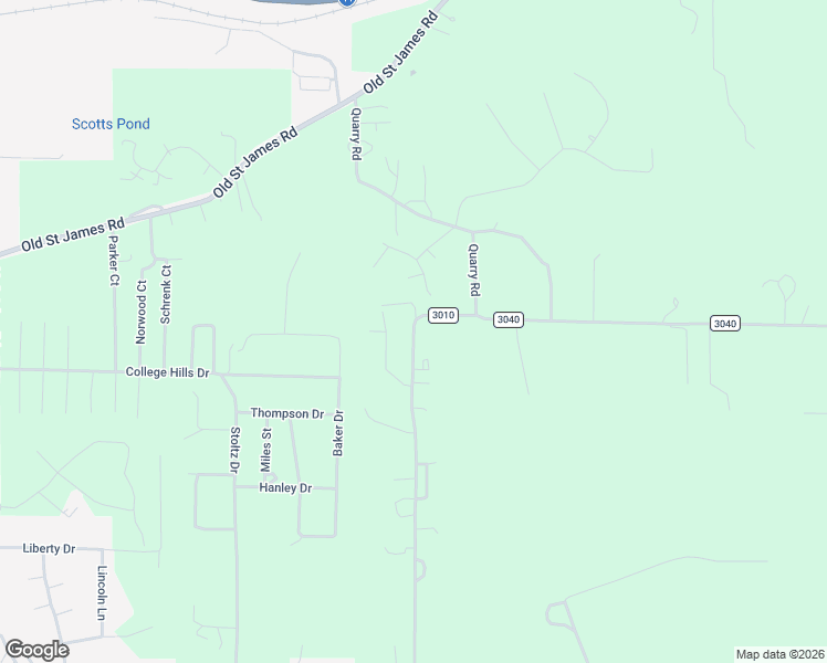 map of restaurants, bars, coffee shops, grocery stores, and more near 10860 County Road 3010 in Rolla