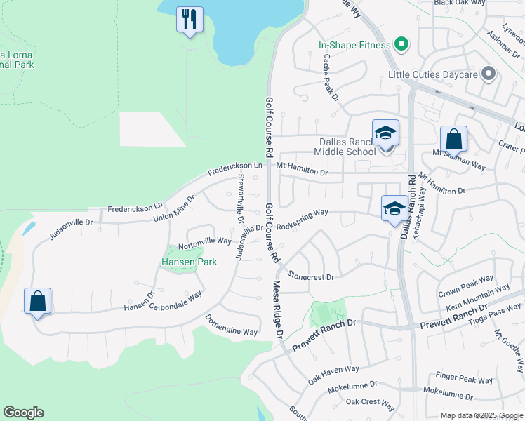 map of restaurants, bars, coffee shops, grocery stores, and more near 4959 Star Mine Court in Antioch