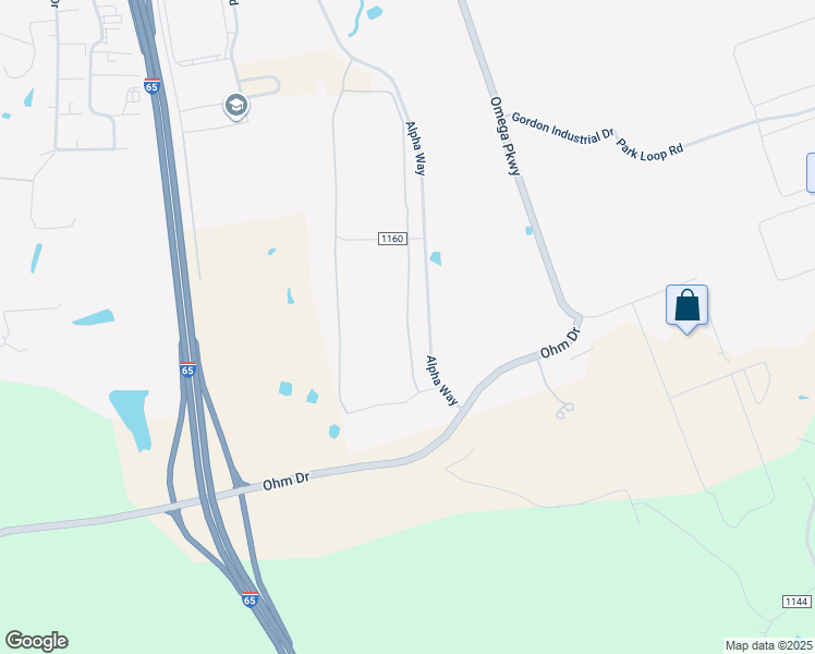 map of restaurants, bars, coffee shops, grocery stores, and more near 310 Velocity Way in Shepherdsville