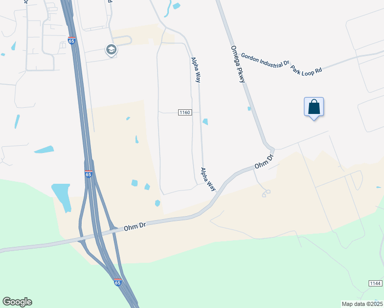 map of restaurants, bars, coffee shops, grocery stores, and more near 310 Velocity Way in Shepherdsville