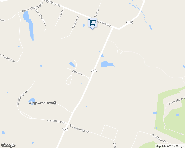 map of restaurants, bars, coffee shops, grocery stores, and more near Keene-Troy Road in Jessamine County
