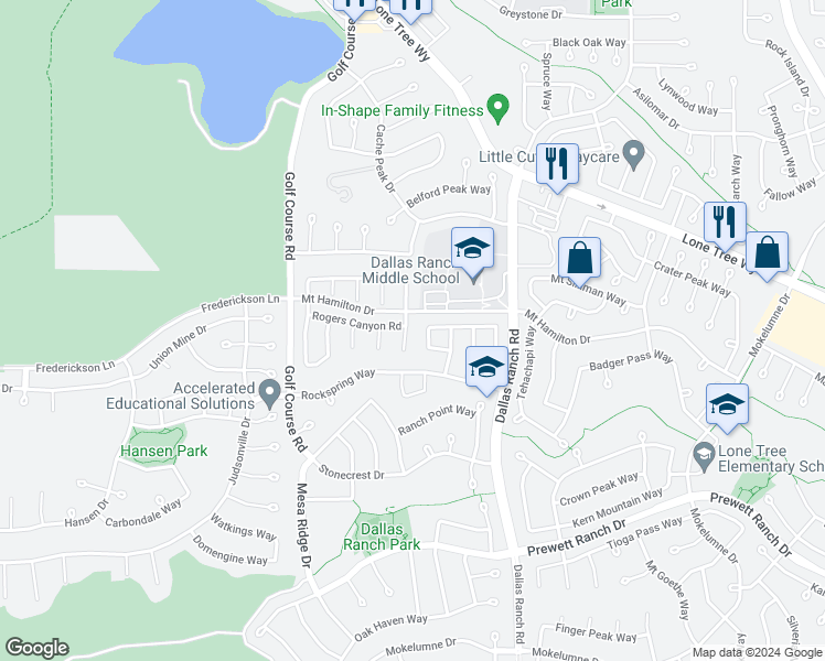 map of restaurants, bars, coffee shops, grocery stores, and more near 4123 Shelter Cove Court in Antioch