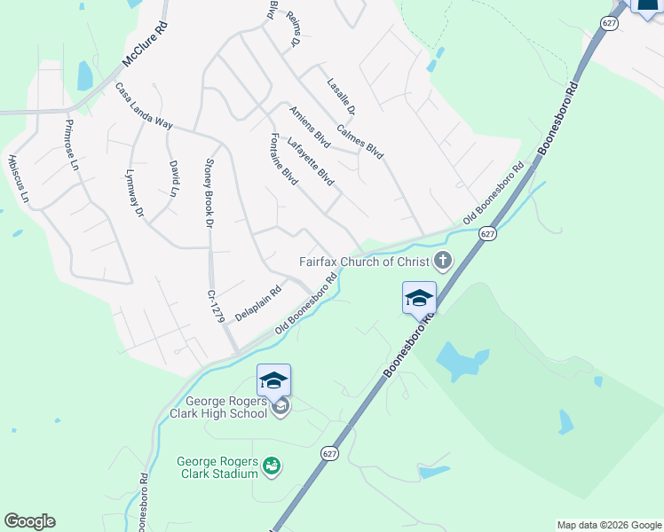map of restaurants, bars, coffee shops, grocery stores, and more near 2841 Old Boonesboro Road in Winchester