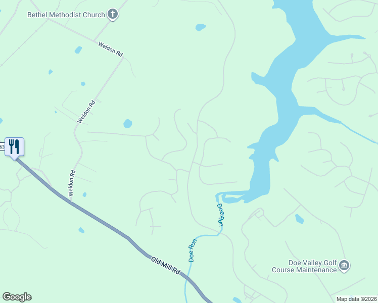 map of restaurants, bars, coffee shops, grocery stores, and more near 358-366 Mockingbird Road in Brandenburg