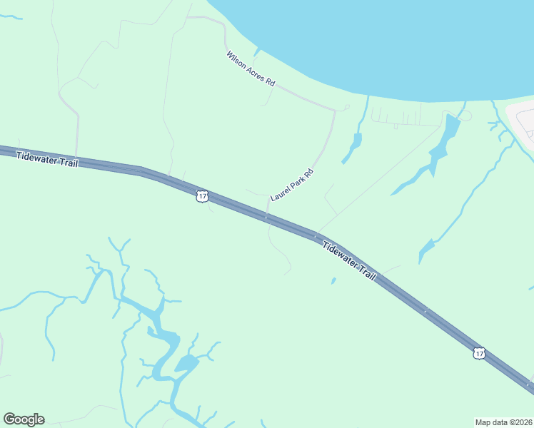 map of restaurants, bars, coffee shops, grocery stores, and more near 326 Laurel Park Road in Tappahannock