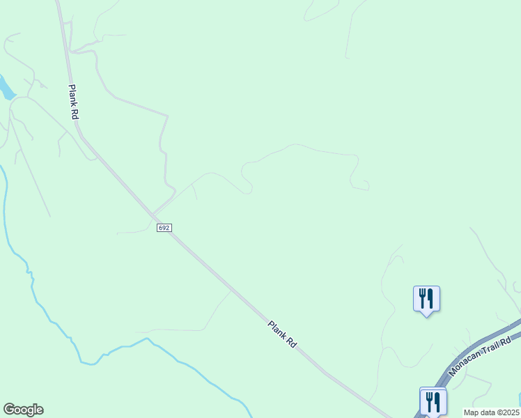 map of restaurants, bars, coffee shops, grocery stores, and more near 1010 Carpenter Drive in North Garden