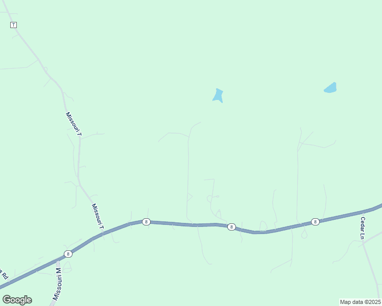 map of restaurants, bars, coffee shops, grocery stores, and more near 71 Jj Lane in Steelville
