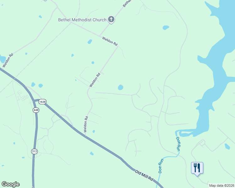 map of restaurants, bars, coffee shops, grocery stores, and more near 298 Warbler Road in Brandenburg