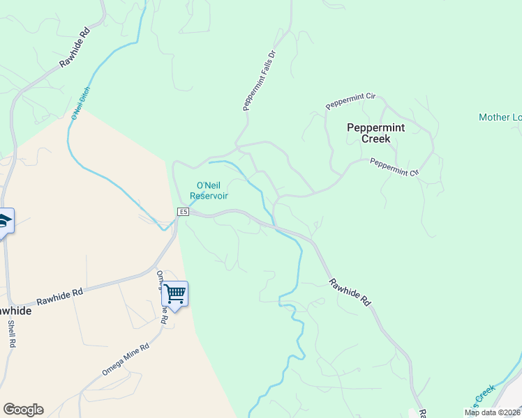 map of restaurants, bars, coffee shops, grocery stores, and more near 9780 Peppermint Cir in Jamestown