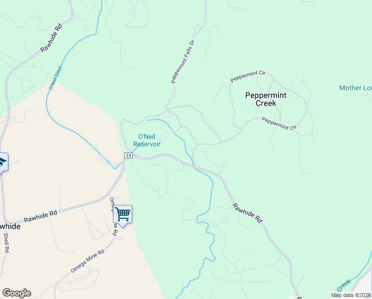 map of restaurants, bars, coffee shops, grocery stores, and more near 9780 Peppermint Circle in Jamestown