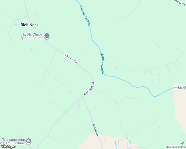 map of restaurants, bars, coffee shops, grocery stores, and more near 1474 Rich Neck Road in Warsaw