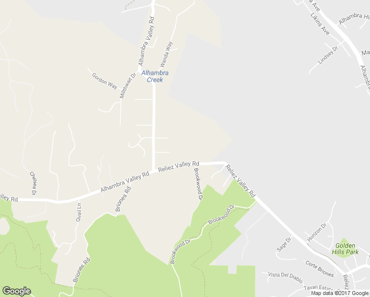 map of restaurants, bars, coffee shops, grocery stores, and more near 2652 Reliez Valley Road in Martinez
