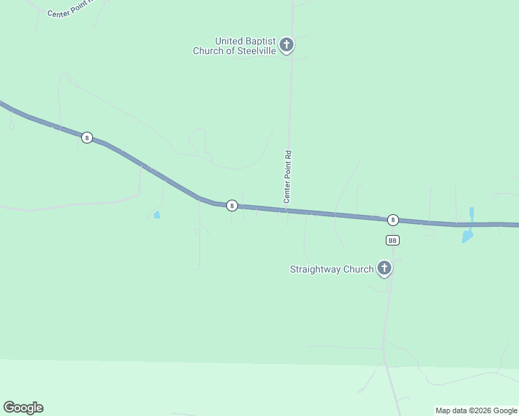 map of restaurants, bars, coffee shops, grocery stores, and more near 468 Missouri 8 in Steelville