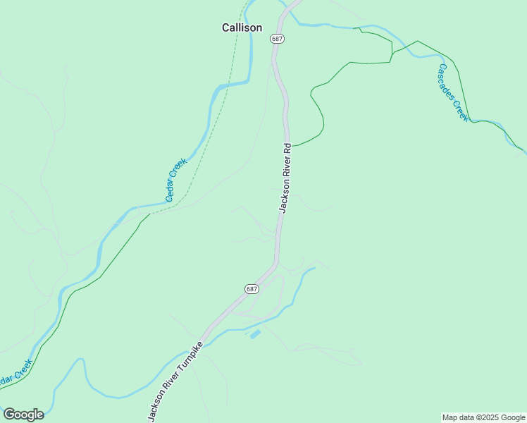 map of restaurants, bars, coffee shops, grocery stores, and more near 1867 Jackson River Turnpike in Hot Springs