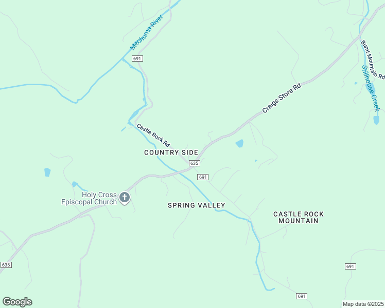 map of restaurants, bars, coffee shops, grocery stores, and more near 2455 Castle Rock Road in Afton