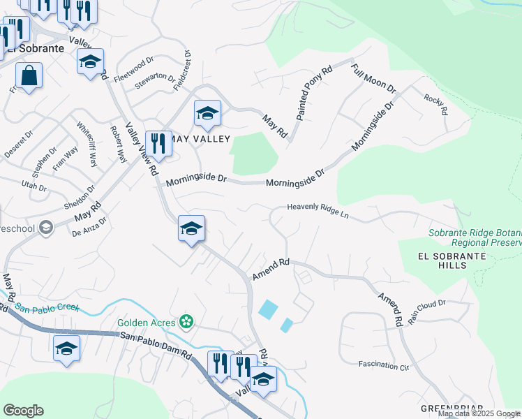 map of restaurants, bars, coffee shops, grocery stores, and more near 115 Mitey Mite Lane in Richmond